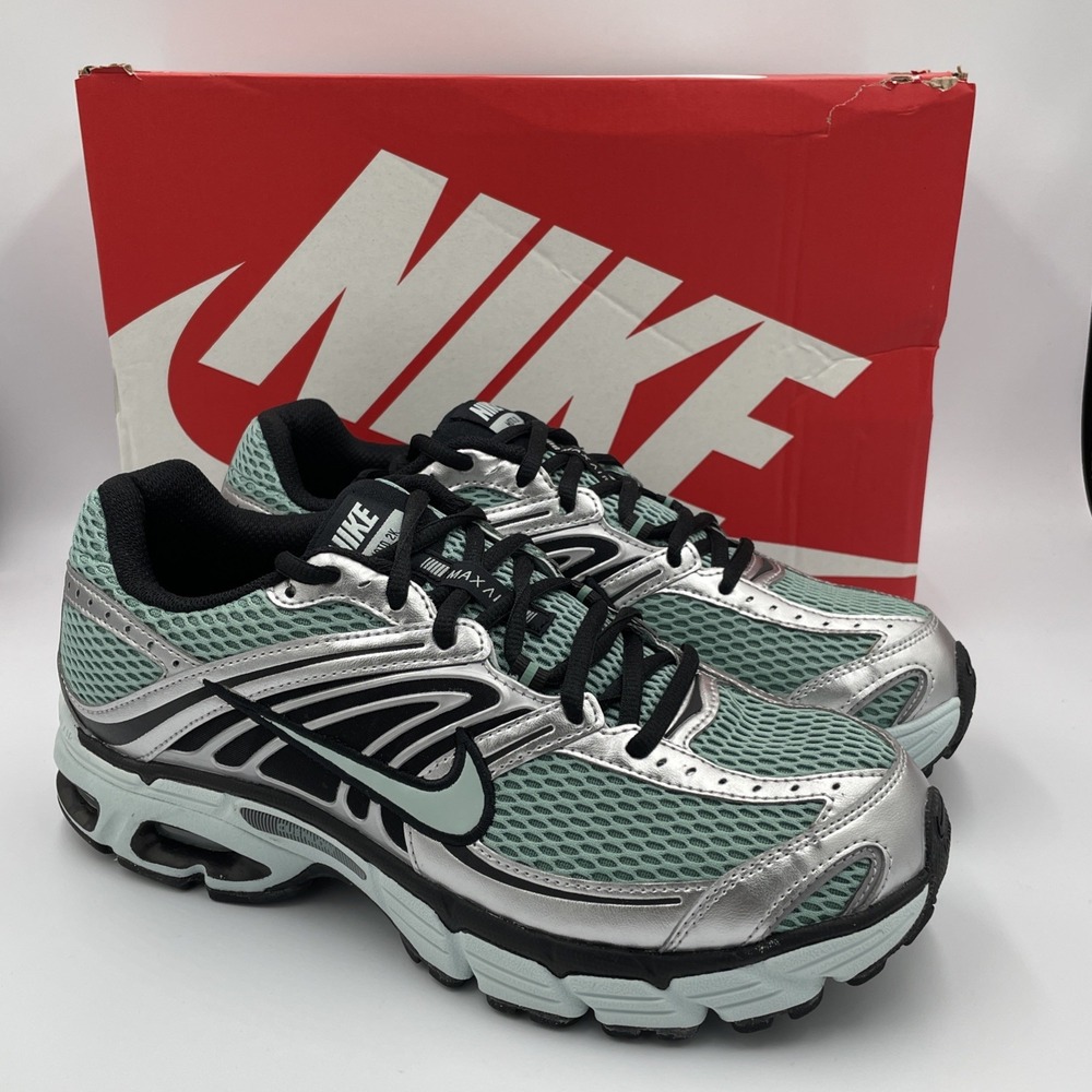 Nike Air Max Moto 2K Trainers White/Metallic Silver/Black Women's Size 12 NEW